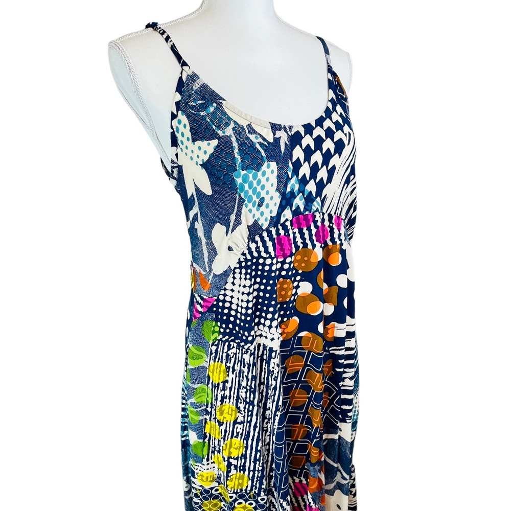JAMS WORLD Simpson Print Vintage Maxi Sun Dress Size Small - Picture 3 of 13